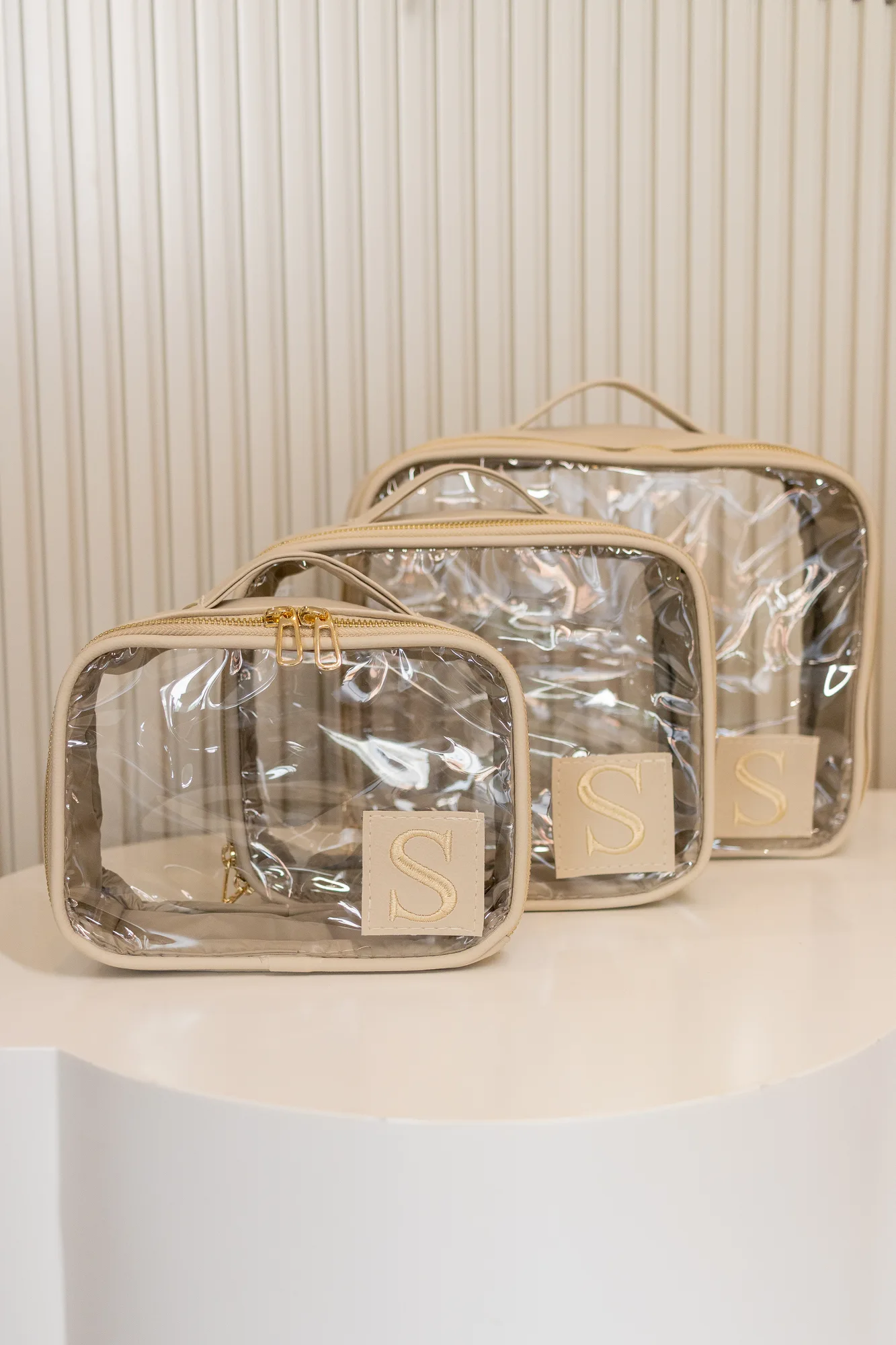 Trio de Necessaire Cristal